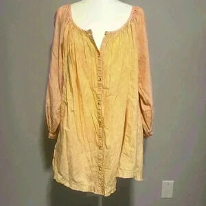 Free people striped button-down dress